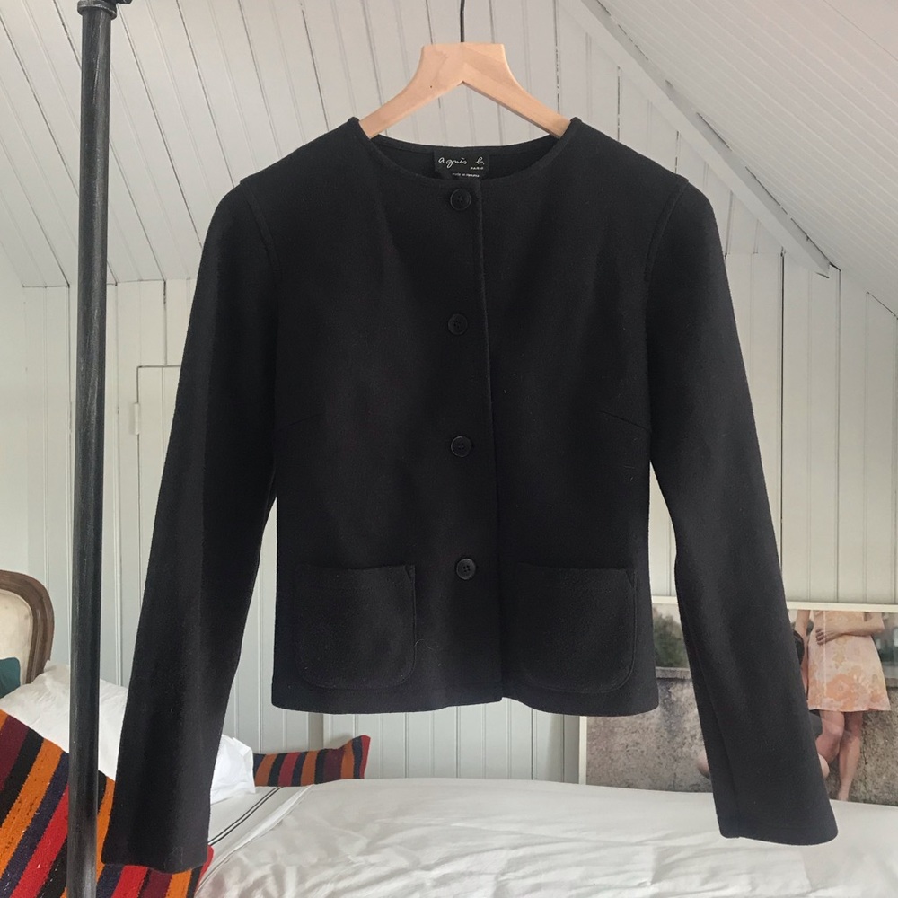 boxy Agnes b wool jacket